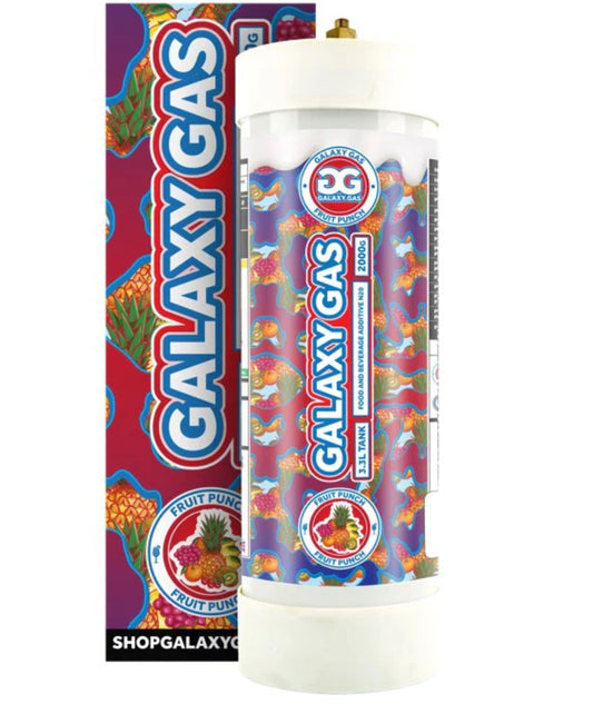 Galaxy Gas fruit punch box of 2 3.3L tank