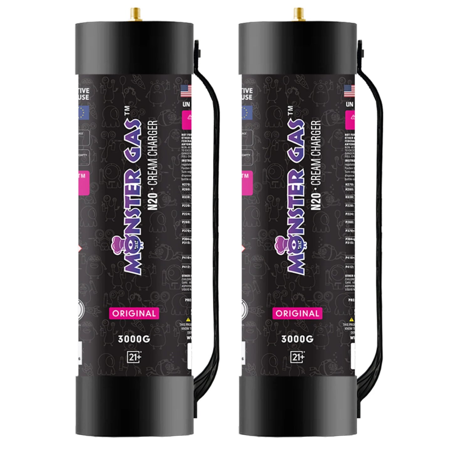 Monster Gas 3000G 2pck