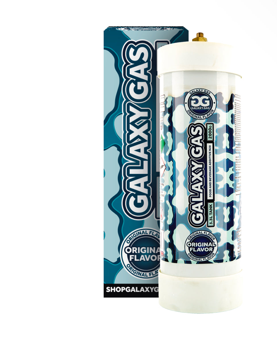 GALAXY GAS whipped cream original flavor 3.3L tanks